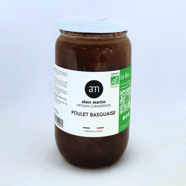 Poulet basquaise bio