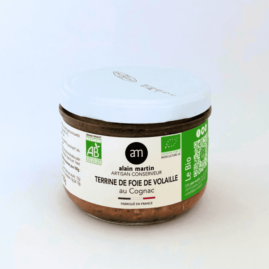 Terrine foie de volaille cognac bio